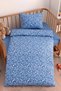 Blue Navetta 100% Cotton Baby Duvet Cover Set - 4