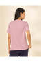 Women Pink Printed T-Shirt - 3