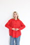 Women's Chinese Buttoned Trendy Basic Stylish Casual Shirt Suitable for Hijab