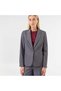 Long-Sleeved Tailored Jacket Grey - 3