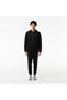 Men's Long Sleeve Black Hooded Sweatshirt