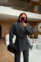 Striped Jacket and Pants Set - 3