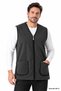 Likapashop Sleeveless 2-Pocket Men's Fleece Casual Standard Comfortable Zippered Fleece Vest