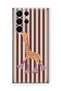 Cute Giraffe Pattern Transparent Phone Case Compatible with Samsung Galaxy S23 Ultra