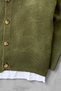 Men's Winter Buttoned Knitwear Cardigan Regular Tight Weave Basic Cardigan - Green - 3