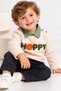 Baby Boy Happy 3-Piece Suit Stylish Combination for Holidays - 4