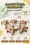 3D Printed Articulated Movable Cute Deer Keychain Set - Pla Organic Plastic (5 Pieces)