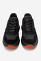 Men's thick soled sneaker shoes real leather taven black - 4