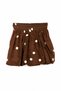 Girl's Polka Dot Skirt 4-8 Years Old Brown - 4