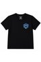 Moonlit Solitude Boat & Crescent Graphic Kids T-Shirt