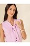 Women Pink Knitted Button Front Sweater - 5