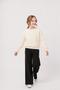 Girl's Basic Pants 8-14 Years Black
