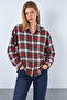 Women's Plaid Lumberjack Oversize Shirt - 3