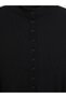 Alita City Lcw Modest Black Ribbed Plain Women's Cardigan with a Difference - 3