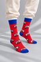 Special Boxed Set with Minibus Patterned Unisex Socks and Superhero Figured Keychain Gift - 2