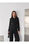 Hakim Lapel Collar Button Detailed Knitwear Cardigan and Relaxed Fit Wide Leg Pants Bottom Top Set Aw26Au0015 - 2