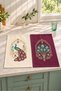 Peacock Courtyard Peacock Patterned 2-Piece Kitchen Towel Set 35X55 - 3