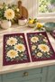 Dahlia Plum Star Flower Patterned 2-Piece Kitchen Towel Set 35X55 - 3