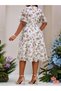 Rochie midi, mix culori - 3