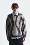Relax Fit Color Block Sweater