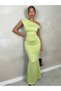 Rochie maxi, verde - 3