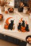 Midnight Cat Cat and Pumpkin Patterned 2-Piece Kitchen Towel Set 35X55 - 3