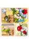Ladybug Jar Flower Bricks 596 Piece Mini Block Building Set – Decorative Flower Bouquet - 4