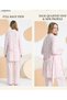 Combed Cotton 3-Piece Maternity Pajama Set - 2