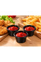Gözde 3 Pieces 6 cm Mini Sauce Bowls – Ketchup, Mayonnaise, Mustard and Dip Sauce Serving Containers