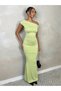 Rochie maxi, verde - 5