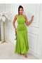 Rochie maxi, verde - 3