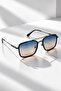 Ren Porto Women's Sunglasses Uv400 Protection Black Frame Gradient Glass 52 Ekartman - 5
