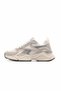 Women's White/Beige Sports Shoes Thick Sole Mesh Casual Chunky Sneaker - 3