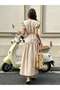 Rochie maxi, bej - 6