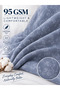 Bedsheet Set, Teal Blue Floral Pattern, 100% Cotton, 95 GSM - 4