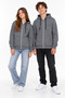35210-26 Unisex Zippered Hooded Sweatshirt, Casual Model with Kangaroo Pocket, Ages 13–16