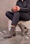 Sori̇n Original Kri̇stebell Imported Special Series Premetal Stone Detail Women's Boots Mink - 2