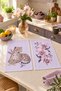 Orchid Leopard Lilac Leopard and Orchid Patterned Modern 2-Piece Kitchen Towel Set 35X55 - 7