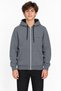 35210-26 Unisex Zippered Hooded Sweatshirt, Casual Model with Kangaroo Pocket, Ages 13–16 - 3