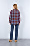 Women's Plaid Lumberjack Oversize Shirt - 4