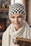 Women's Polka Dot Soft Plush Beanie Soft Textured Folded Winter Snow Beanie - 7