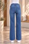 Maternity Loose-Leg Pants with Back Belt (Adjustable Elastic) Flexible Fabric - 6