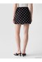 Alita City Xside Black Polka Dot Mini Women's Skirt with a Difference - 4