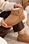 Women's Fur Lined Suede Short Boots Warm Sole Comfortable Daily Winter Mini Boots - 4