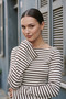 Women's Spanish Sleeve Striped Blouse - 5
