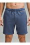 Men's Navy Blue Combed Cotton Shorts - Comfortable Fit Basic Summer Cotton Casual Shorts