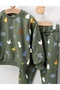 Compleu Imprimat Forme, verde - 3