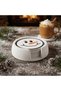 Snowman Design Customized Set of 6 3D Printed Decorative Coasters with Stand - New Year and Winter Concept Drink Coaster