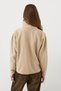 Lobeile women's zippered pocket beige sweatshirt - 7
