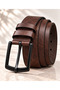 Men's Wallet, Belt, Card Holder and Mechanism Wallet Set, Boxed, Stylish Gift Set, Brown - 3